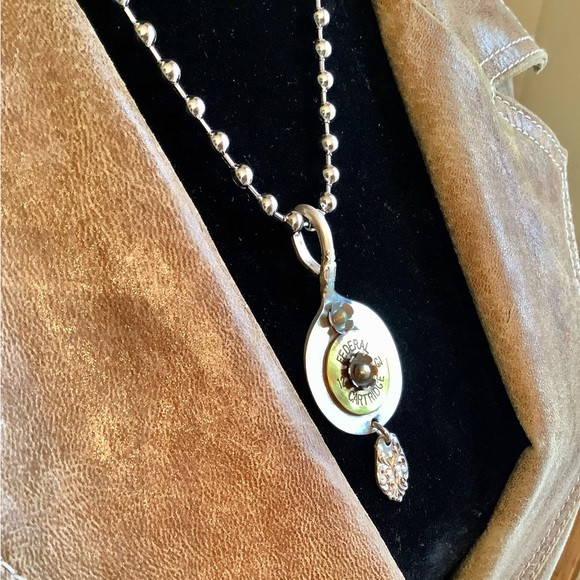 Necklace , vintage Federal cartridge shell - Picture 4 of 6